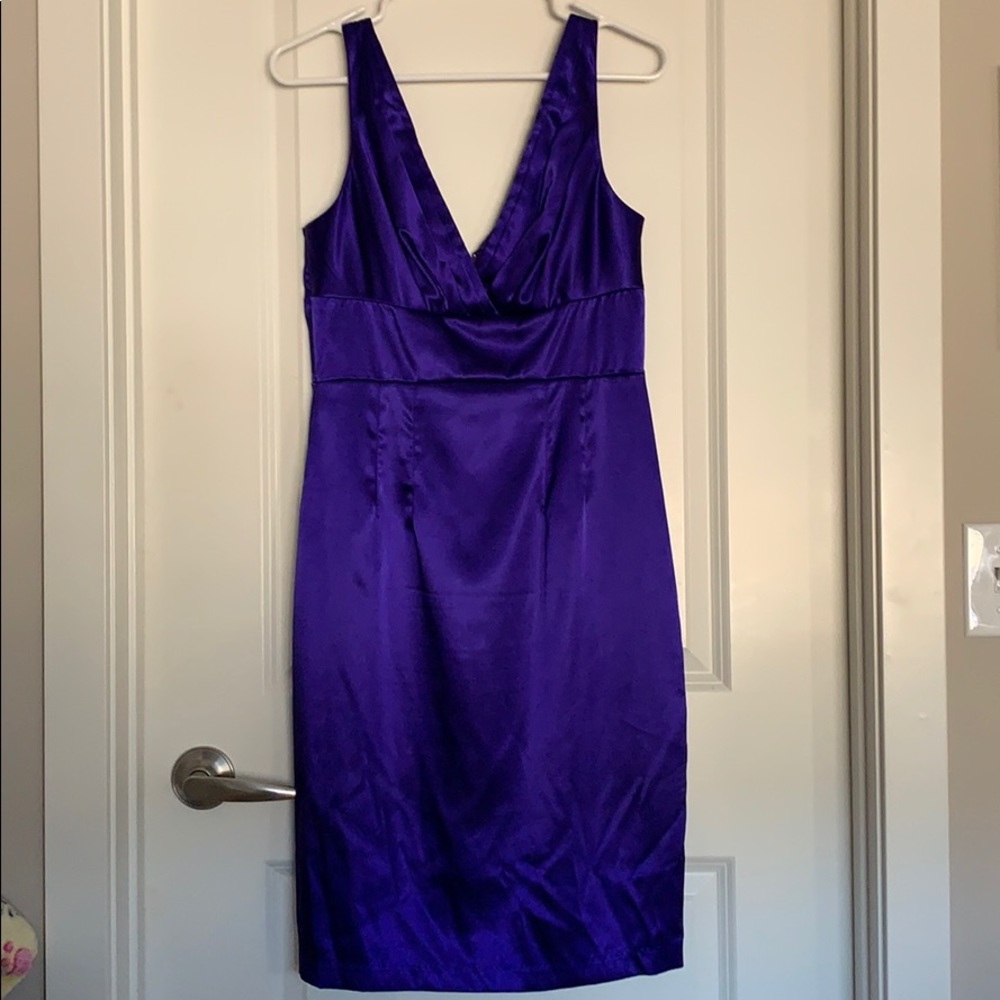 Dark purple formal dress
